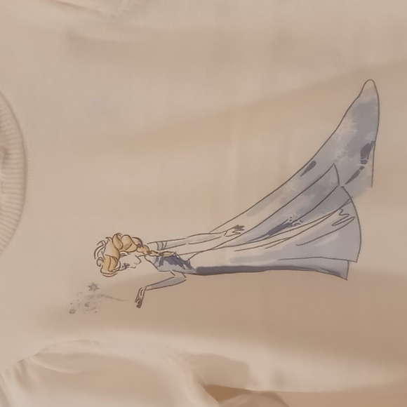 Enchanting Disney Inspired Janie & Jack Lovely Frozen Elsa Sweater NWT size 8 - Picture 5 of 7